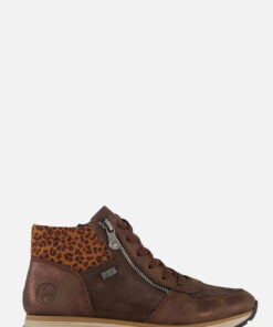 Rieker Veterboots bruin Synthetisch