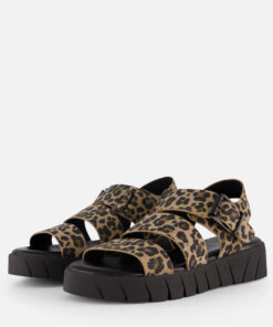 S.Oliver Leopard Sandalen beige Synthetisch