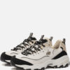 Skechers D'Lites Sneakers wit Textiel