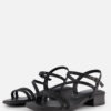 Tamaris Strass Sandalen zwart Leer