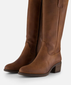Aqa Hoge laarzen cognac Nubuck