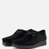 Clarks Wallabee Evo Veterschoenen zwart Suede