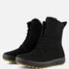 Ecco Soft 7 Tred W Veterboots zwart Nubuck