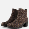 Gabor Leopard Enkellaarsjes bruin Suede