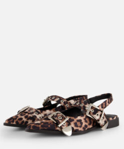 POSH by Poelman Slingbacks bruin Pu