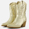 Ann Rocks Cowboylaarzen goud Pu