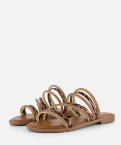 Marco Tozzi Slippers goud Synthetisch