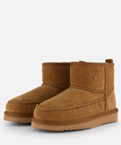 Warmbat Wallaby Stitch Winterboots cognac Suede