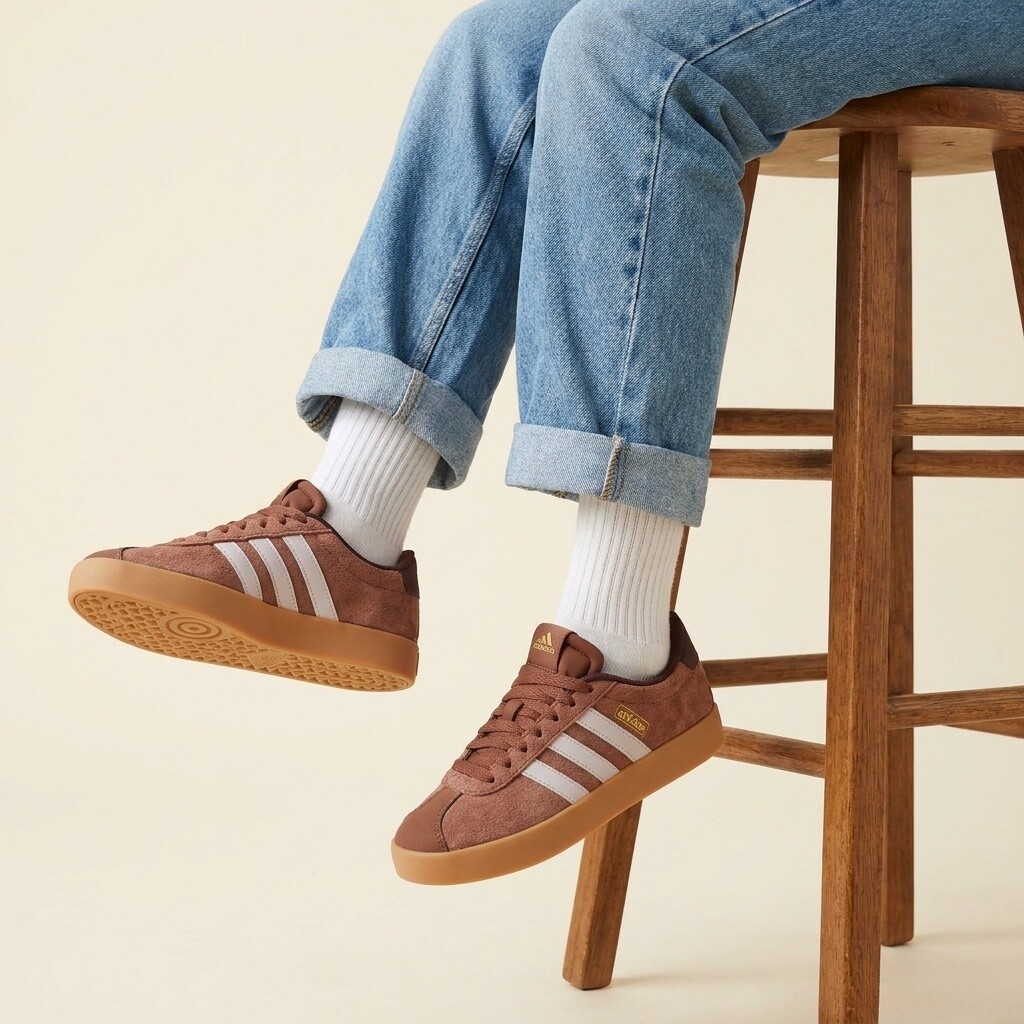 Adidas VL Court 3.0 Sneakers bruin Leer