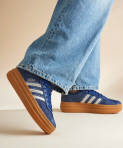 Adidas VL Court Bold Sneakers blauw Textiel