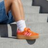 Adidas VL Court Bold Sneakers oranje Leer