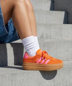Adidas VL Court Bold Sneakers oranje Leer