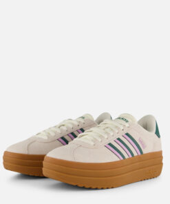 Alternative view of Adidas VL Court Bold Sneakers wit Leer