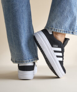 Adidas VL Court Bold Sneakers zwart Imitatieleer