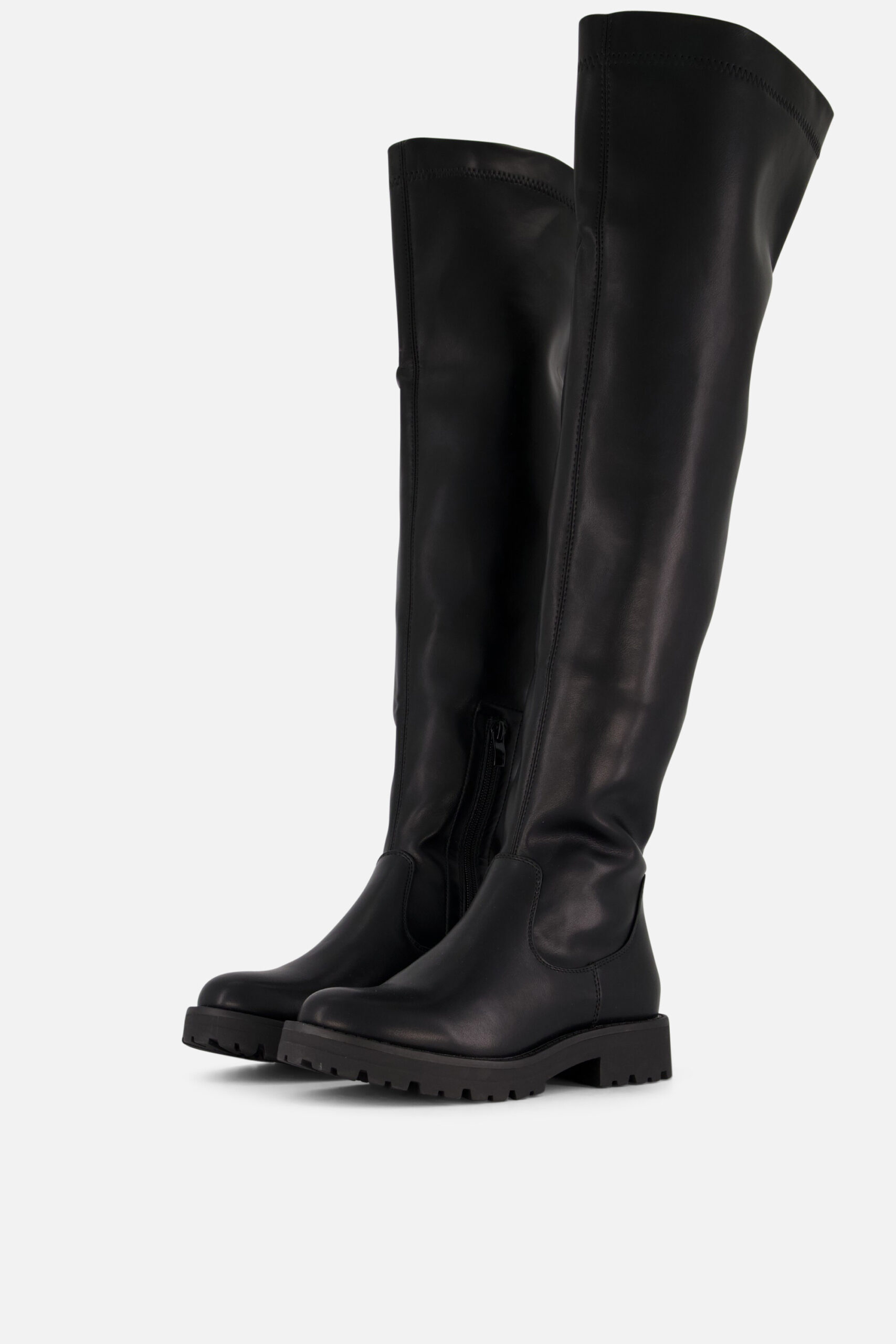 Ann Rocks Overknee hoge laarzen zwart Pu - Image 2