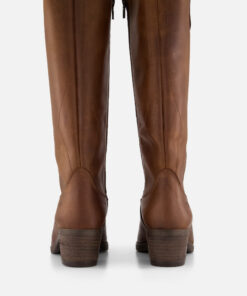 Alternative view of Aqa Hoge laarzen cognac Nubuck