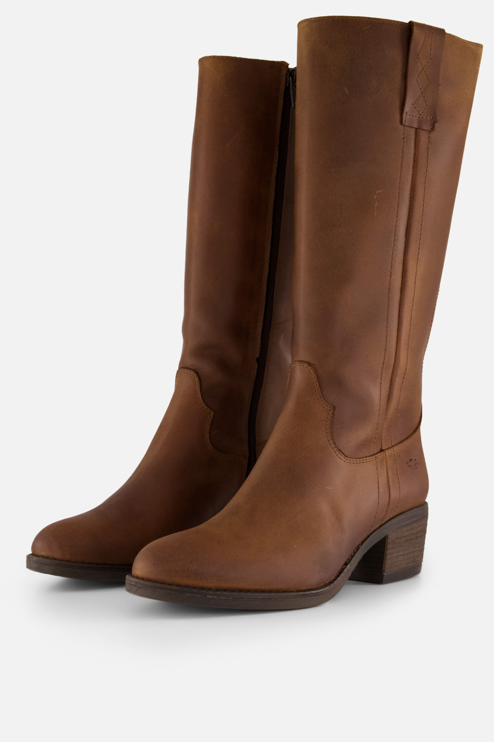 Aqa Hoge laarzen cognac Nubuck
