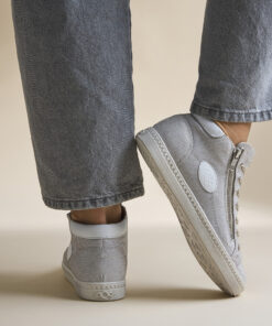 Aqa Sneakers grijs Leer