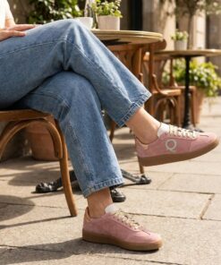 Aqa Sneakers roze Suede