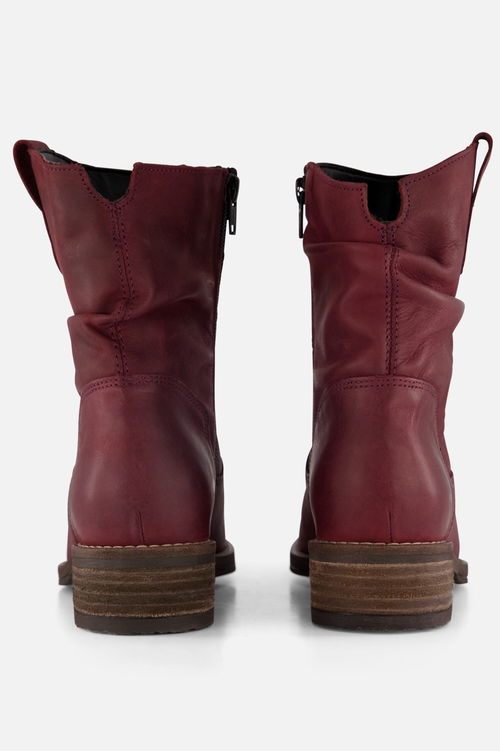 Cellini Plooi Enkellaarsjes rood Nubuck - Image 3