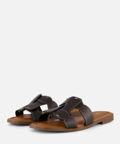 Cellini Slippers bruin Leer