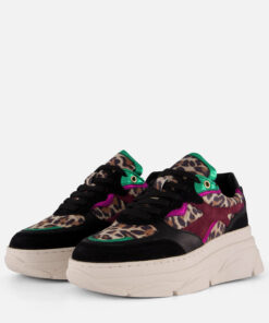 Cellini Sneakers zwart Leer