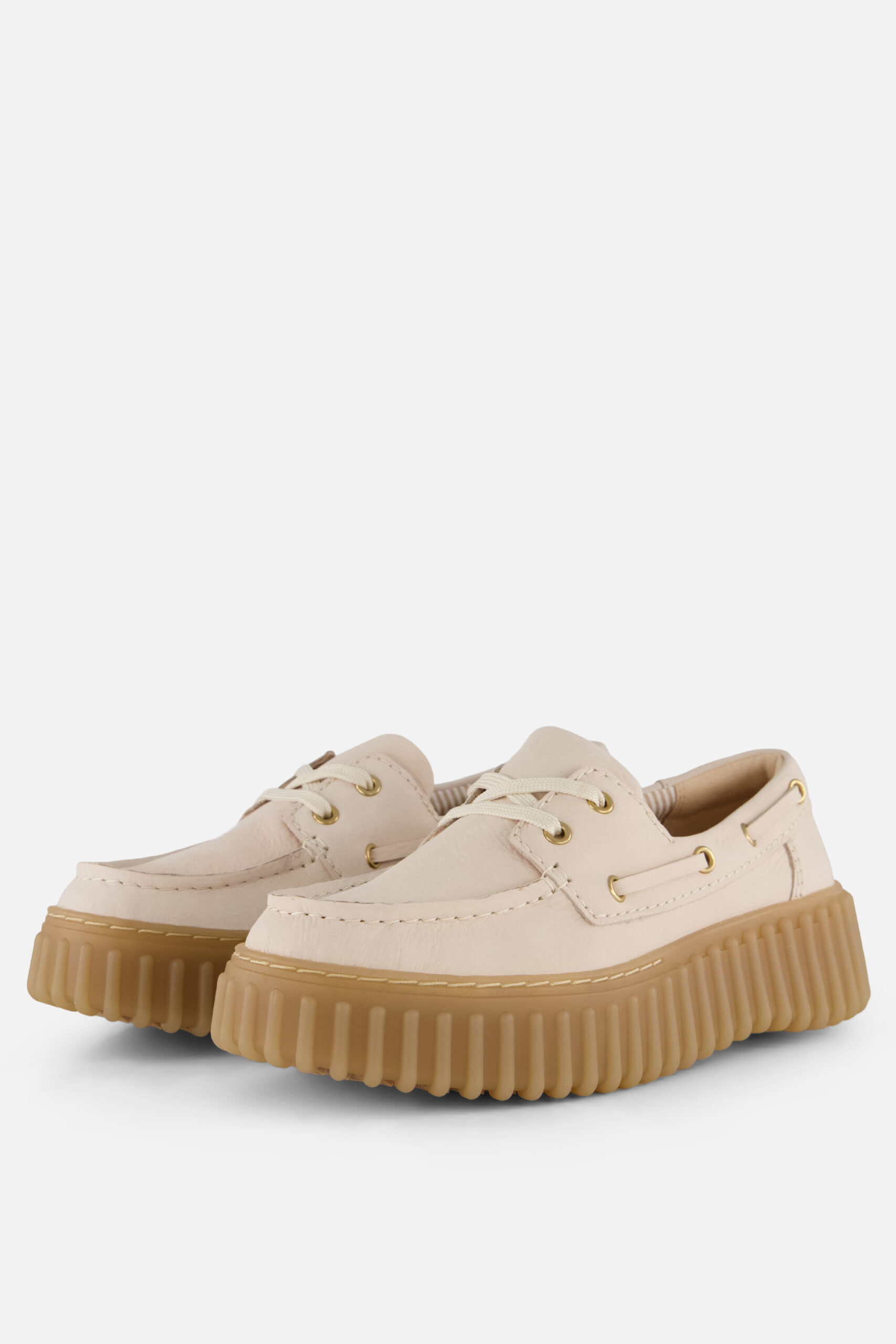 Clarks Torhill Bootschoenen wit Nubuck - Image 2