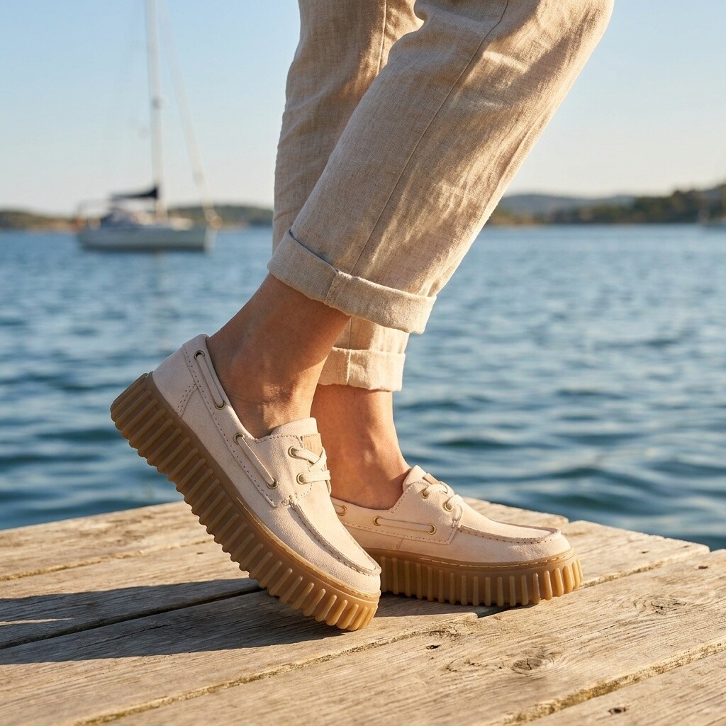 Clarks Torhill Bootschoenen wit Nubuck