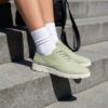 Ecco Bella Sneaker groen Nubuck