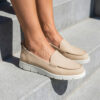 Ecco Bella Summer Instappers beige Nubuck
