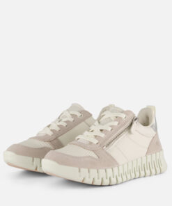 Alternative view of Ecco Gruuv Side Zip Sneakers beige Leer