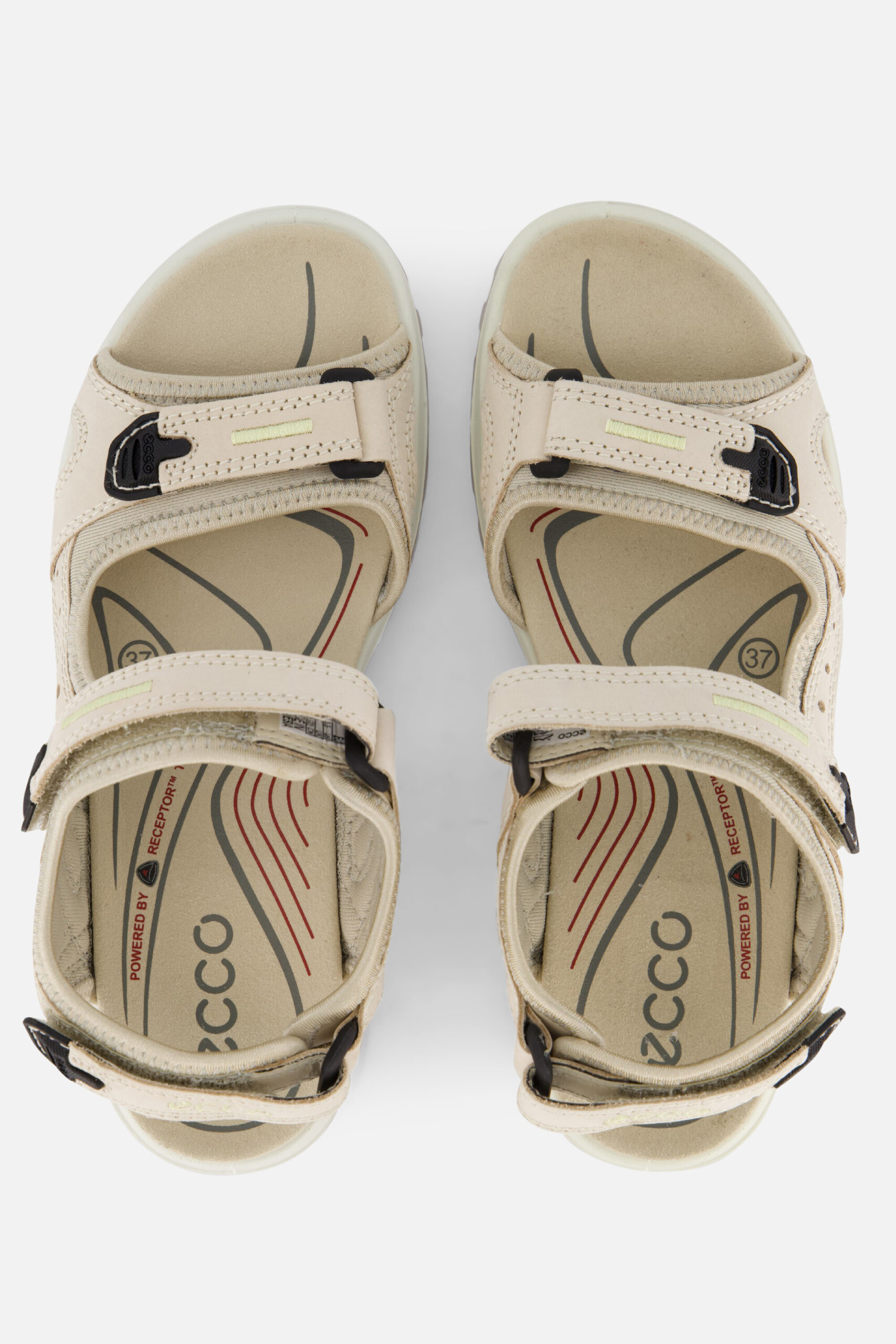 Ecco Offroad Sandalen beige Nubuck - Image 3