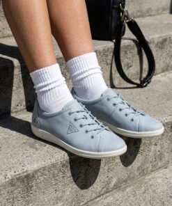 Ecco Soft 2.0 Sneakers blauw Nubuck