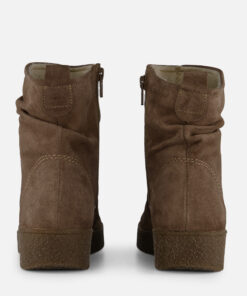 Alternative view of Feyn Marina Enkellaarsjes taupe Suede