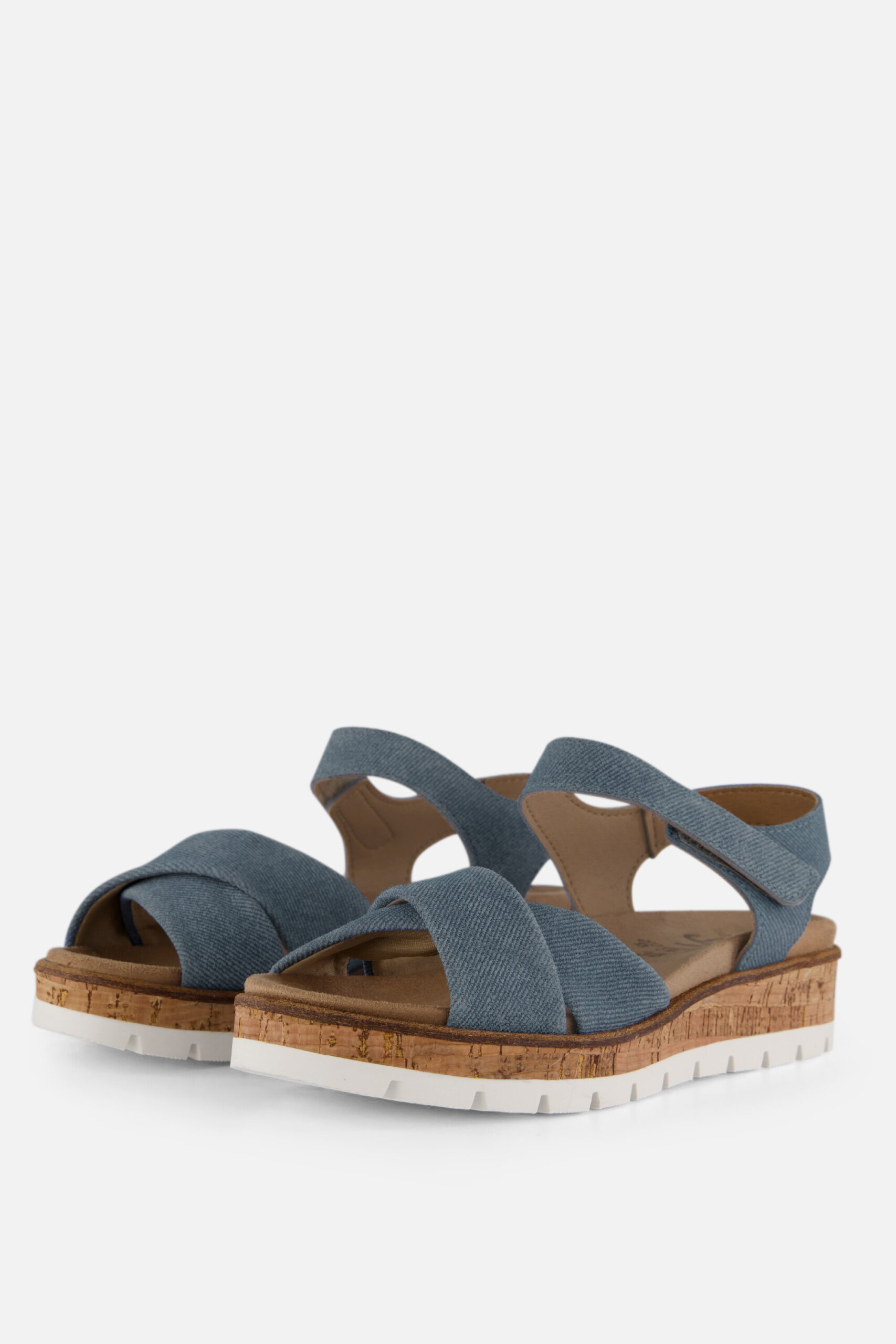 Feyn Mia 01 Sandalen Denim Leer