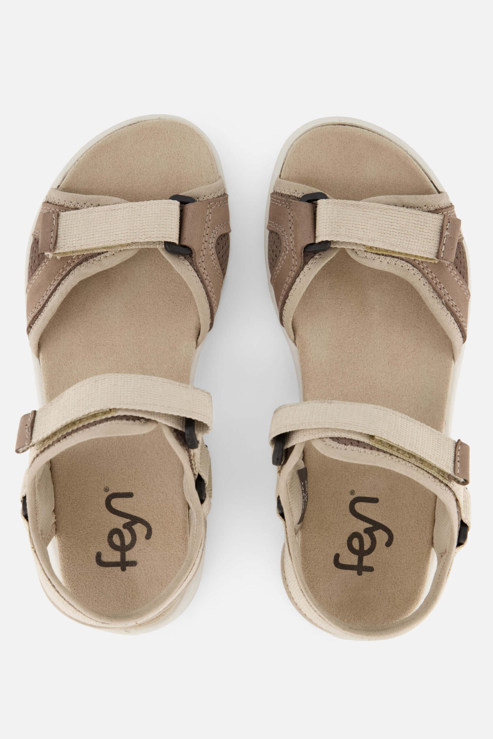 Feyn Sandalen beige Textiel - Image 3