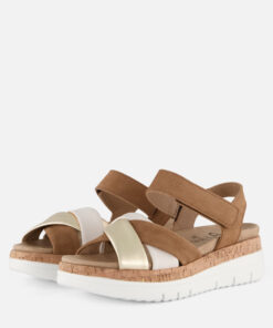 Alternative view of Feyn Sandalen bruin Leer