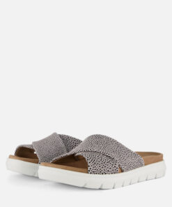 Alternative view of Feyn Slippers wit Leer