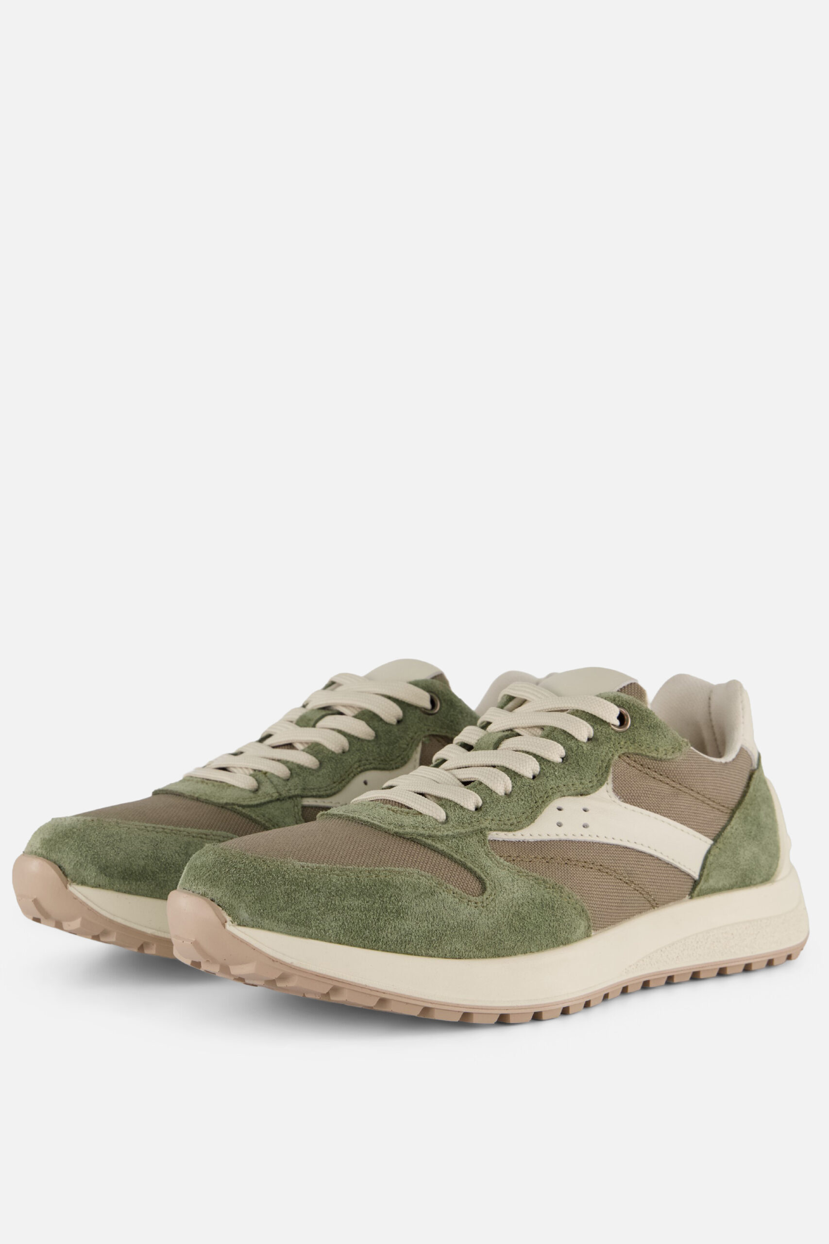 Feyn Sneakers groen Suède - Image 2