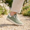 Feyn Sneakers groen Suède K-leest
