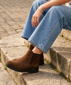 Gabor Chelsea boots bruin Suede