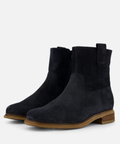 Gabor Enkellaarsjes blauw Suede