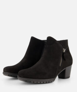 Alternative view of Gabor Enkellaarsjes met hak zwart Nubuck