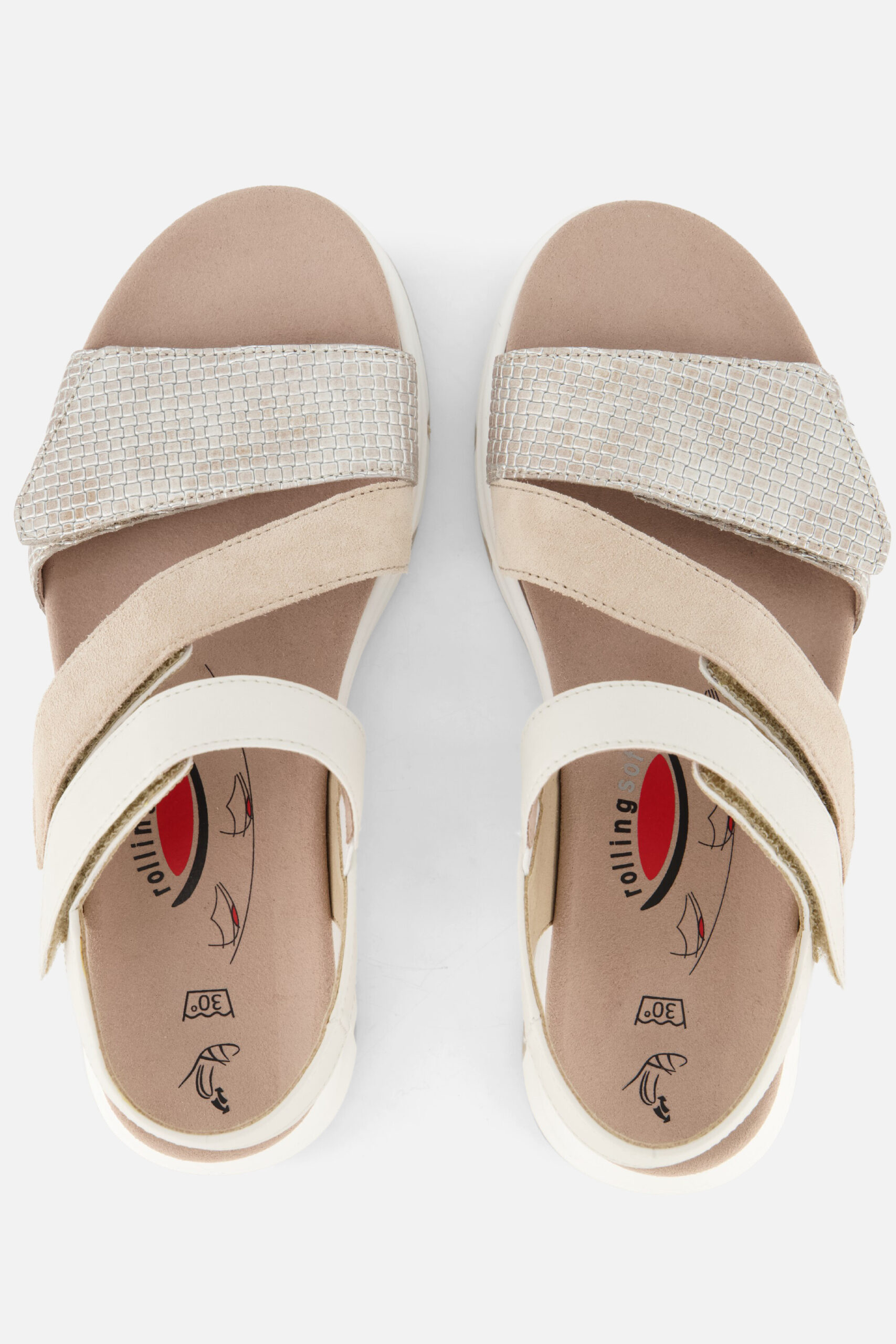 Gabor Rollingsoft Sandalen beige Leer - Image 3
