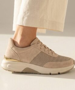 Gabor Rollingsoft Sneakers beige Suéde