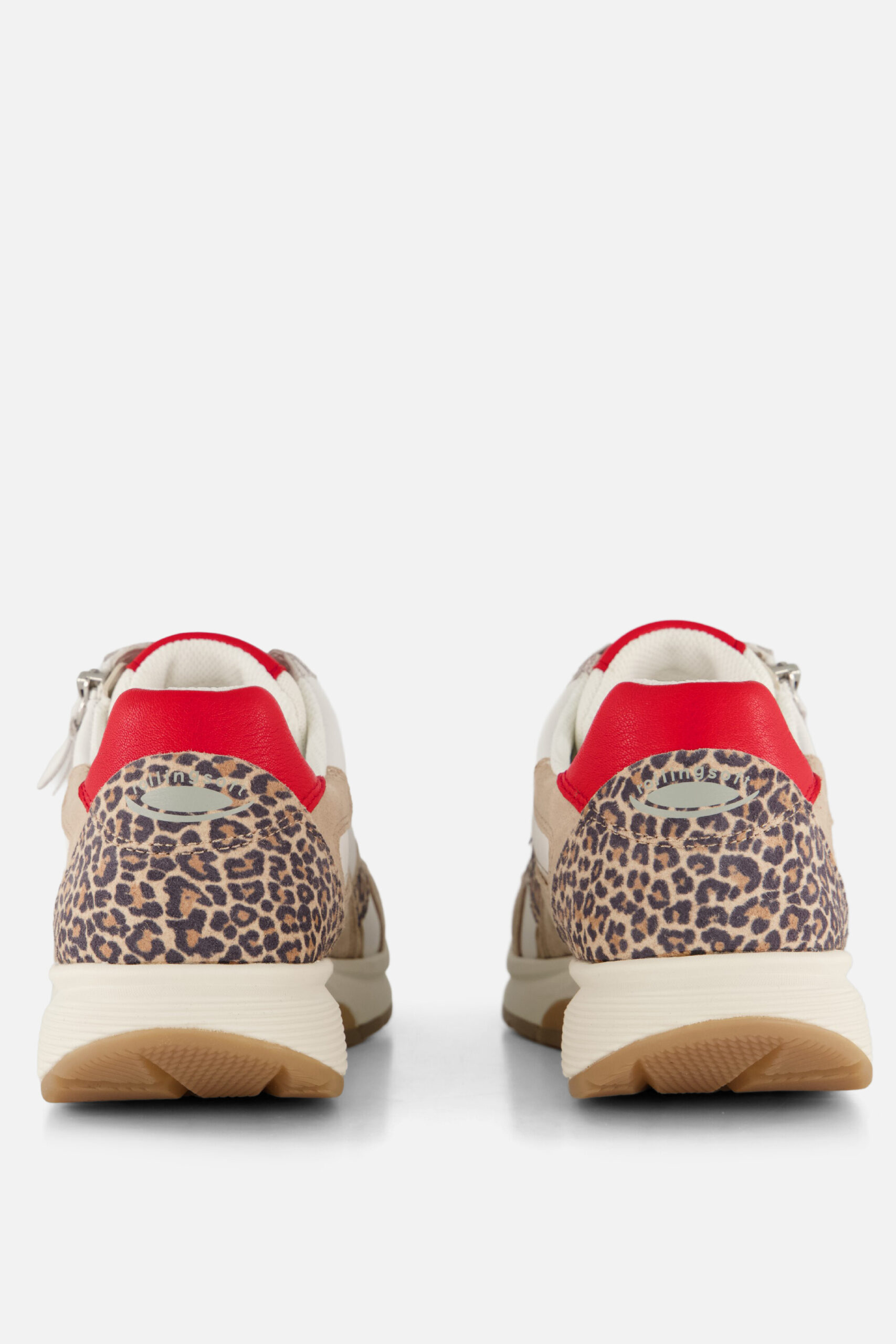 Gabor Rollingsoft Sneakers wit Leopard Leer - Image 3