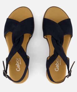 Alternative view of Gabor Sandalen blauw Suède