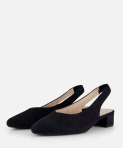 Gabor Slingback Pumps blauw Suede