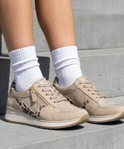Gabor Sneakers K-leest taupe Leer