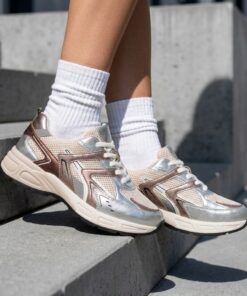 Gabor Sneakers zilver Leer